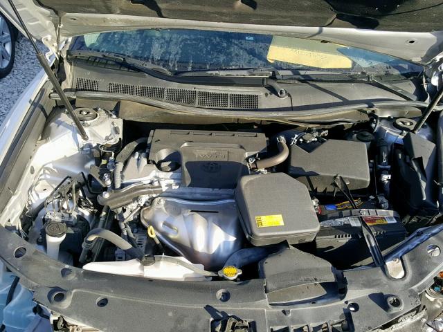 4T4BF1FK6ER420482 - 2014 TOYOTA CAMRY L SILVER photo 7