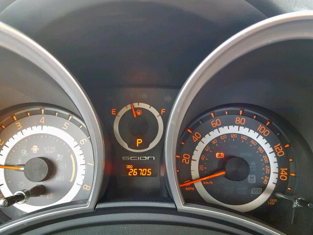 JTKJF5C70GJ023784 - 2016 TOYOTA SCION TC ნაცრისფერი ფოტო 8