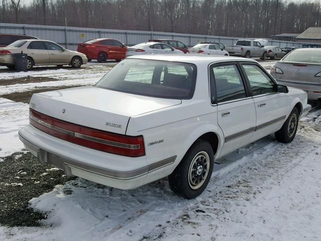 1G4AG55M0S6453488 - 1995 BUICK CENTURY SP WHITE photo 4