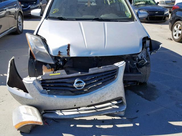 3N1AB6AP4CL701485 - 2012 NISSAN SENTRA 2.0 SILVER photo 9