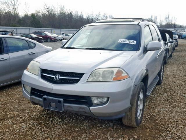 2HNYD18881H530425 - 2001 ACURA MDX TOURIN GRAY photo 2