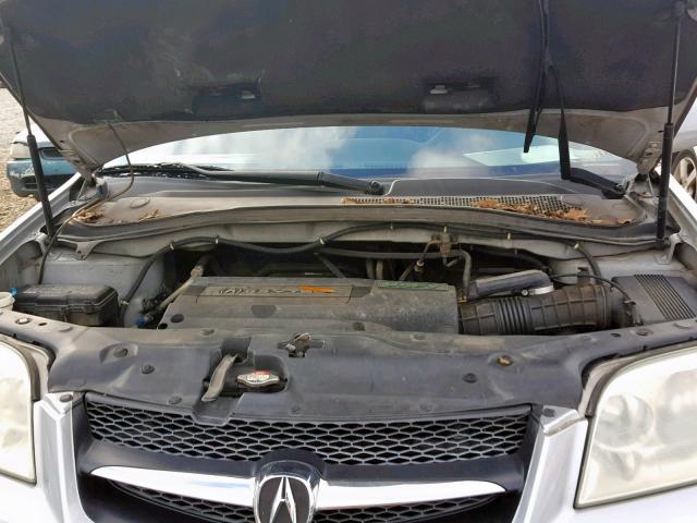 2HNYD18881H530425 - 2001 ACURA MDX TOURIN GRAY photo 7