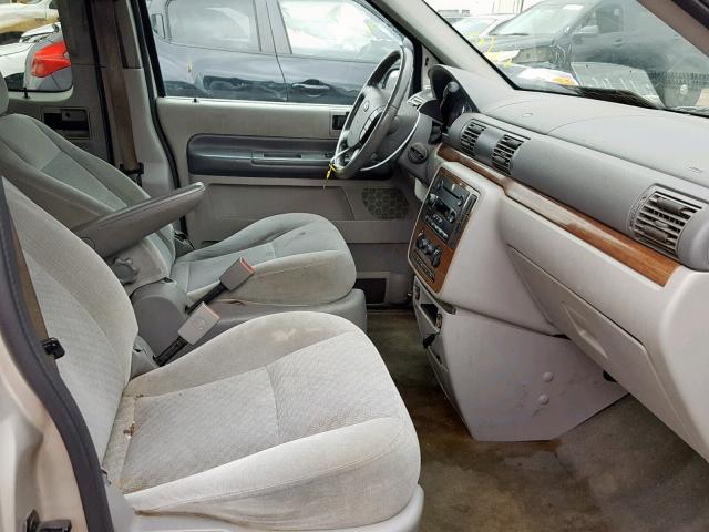 2FMZA52285BA84649 - 2005 FORD FREESTAR S SILVER photo 5