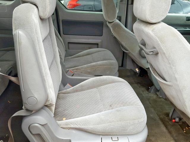 2FMZA52285BA84649 - 2005 FORD FREESTAR S SILVER photo 6