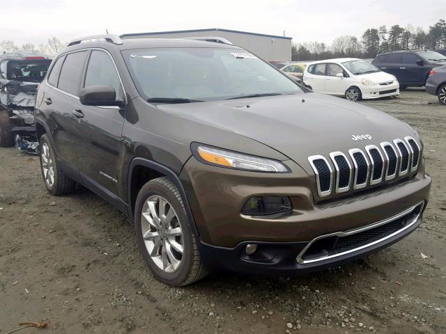 1C4PJLDB6FW517821 - 2015 JEEP CHEROKEE L GREEN photo 1