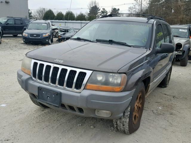 1J4GW58S6XC520609 - 1999 JEEP GRAND CHER GRAY photo 2