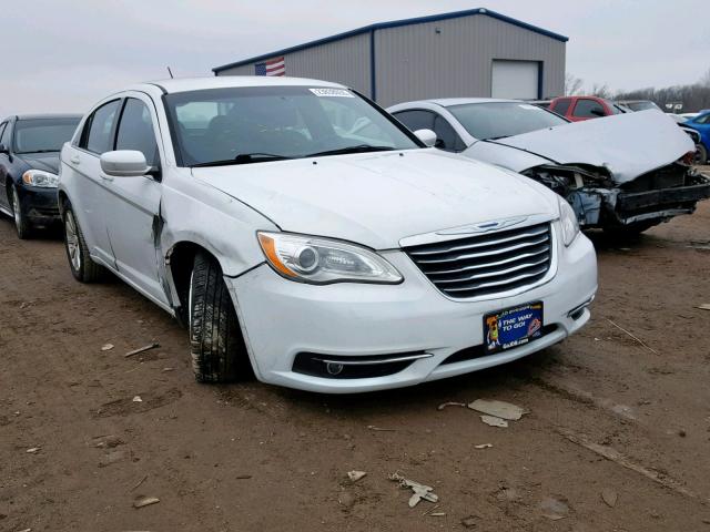 1C3CCBBB2DN500303 - 2013 CHRYSLER 200 TOURIN WHITE photo 1