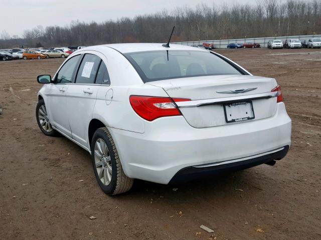 1C3CCBBB2DN500303 - 2013 CHRYSLER 200 TOURIN WHITE photo 3