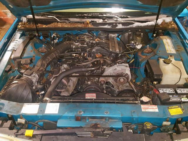 1FALP6244RH105415 - 1994 FORD THUNDERBIR BLUE photo 7