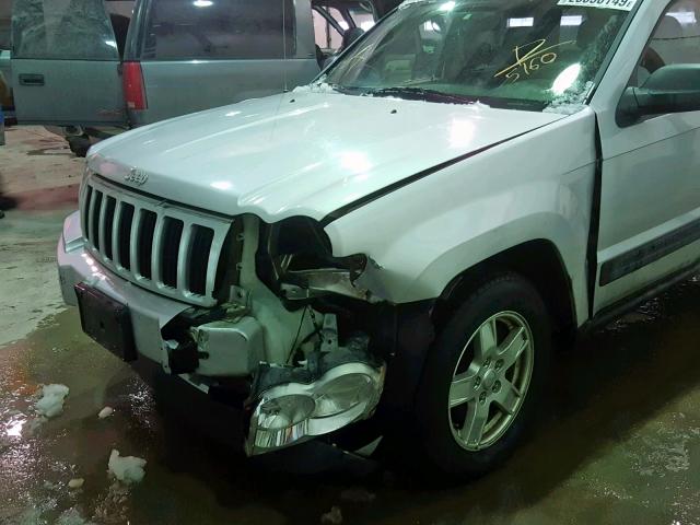 1J4GR48K15C685160 - 2005 JEEP GRAND CHER SILVER photo 9