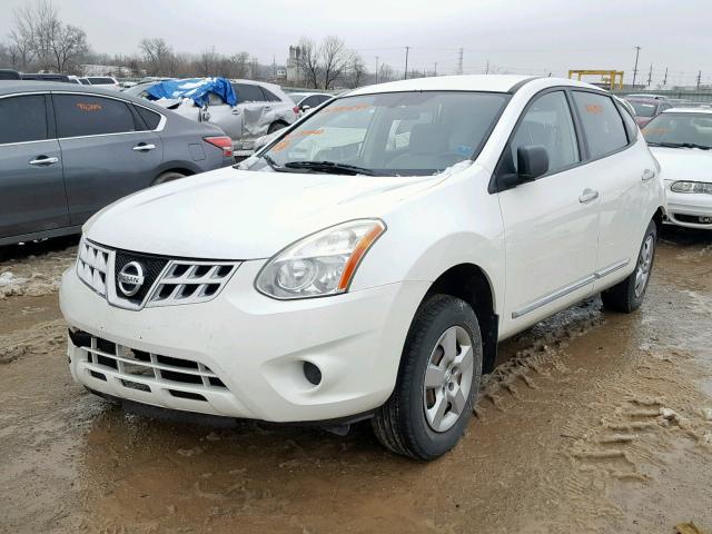 JN8AS5MV6CW373440 - 2012 NISSAN ROGUE S WHITE photo 2