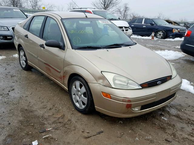 1FAFP38302W288484 - 2002 FORD FOCUS ZTS GOLD photo 1