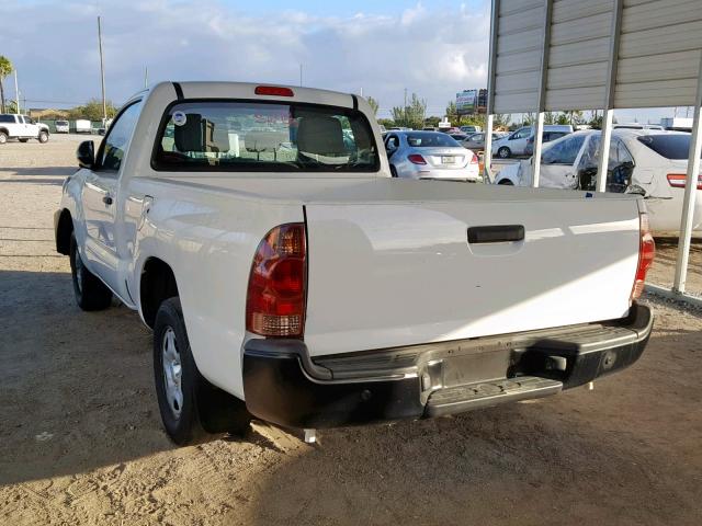 5TFNX4CN6DX025529 - 2013 TOYOTA TACOMA WHITE photo 3