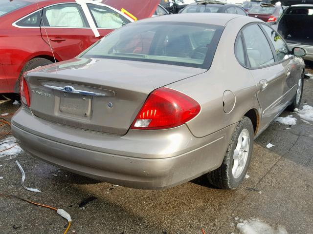 1FAFP55213A172636 - 2003 FORD TAURUS SES BEIGE photo 4