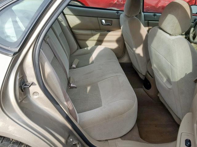 1FAFP55213A172636 - 2003 FORD TAURUS SES BEIGE photo 6