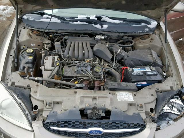 1FAFP55213A172636 - 2003 FORD TAURUS SES BEIGE photo 7