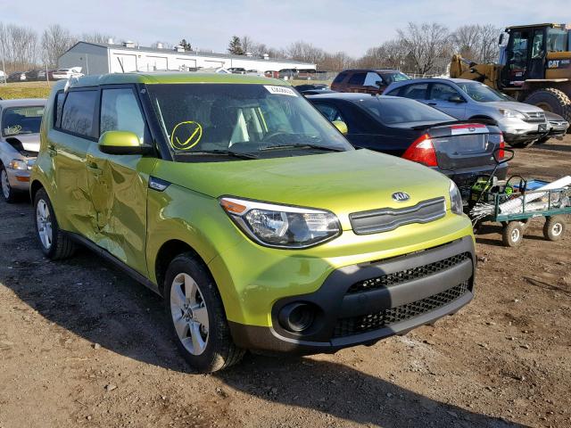 KNDJN2A22K7914908 - 2019 KIA SOUL GREEN photo 1