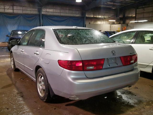 1HGCM66575A026279 - 2005 HONDA ACCORD EX GRAY photo 3