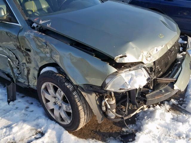 WVWTH63B93P433740 - 2003 VOLKSWAGEN PASSAT GLX 绿色 照片 9