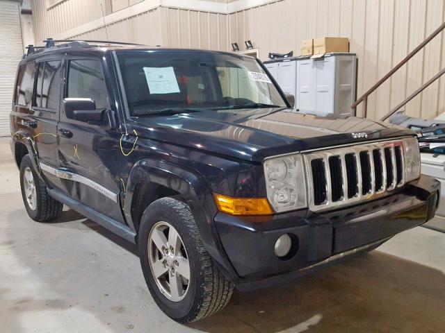 1J8HG58N38C154040 - 2008 JEEP COMMANDER BLACK photo 1
