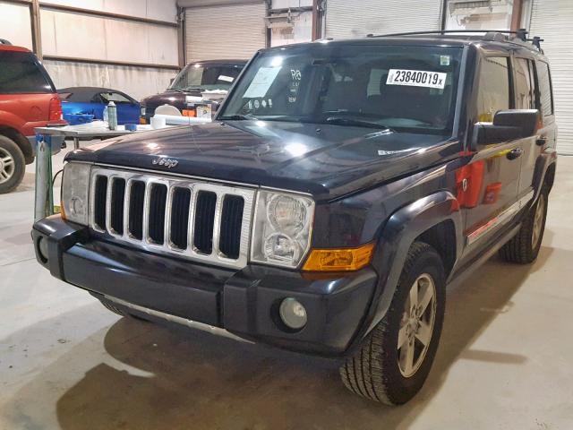 1J8HG58N38C154040 - 2008 JEEP COMMANDER BLACK photo 2