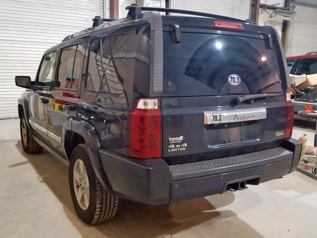 1J8HG58N38C154040 - 2008 JEEP COMMANDER BLACK photo 3