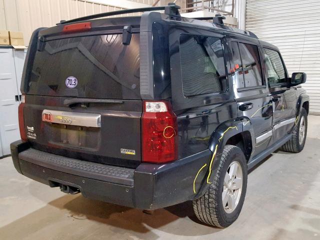 1J8HG58N38C154040 - 2008 JEEP COMMANDER BLACK photo 4