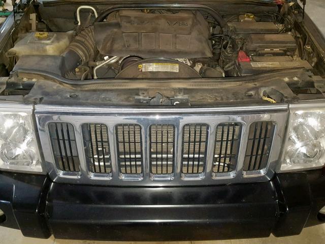1J8HG58N38C154040 - 2008 JEEP COMMANDER BLACK photo 7