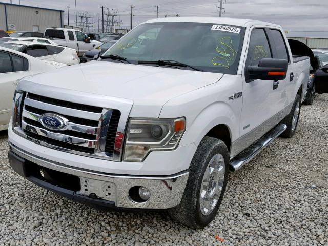 1FTFW1CTXBFC20069 - 2011 FORD F150 SUPER WHITE photo 2