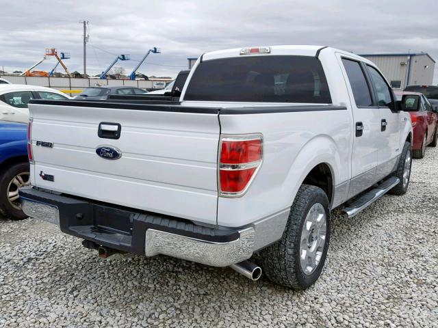 1FTFW1CTXBFC20069 - 2011 FORD F150 SUPER WHITE photo 4