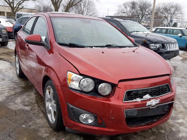 1G1JE5SH1C4117825 - 2012 CHEVROLET SONIC LTZ RED photo 1