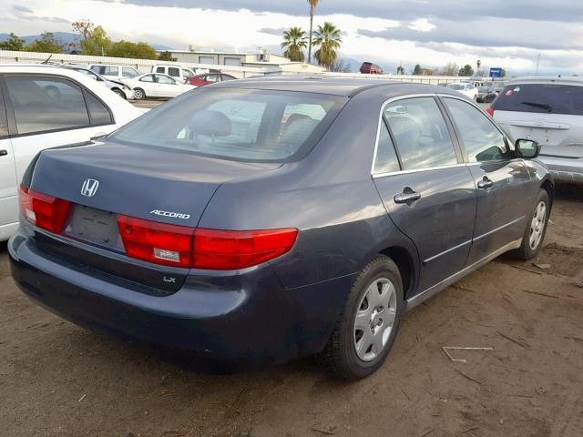 1HGCM56465A065012 - 2005 HONDA ACCORD LX GRAY photo 4