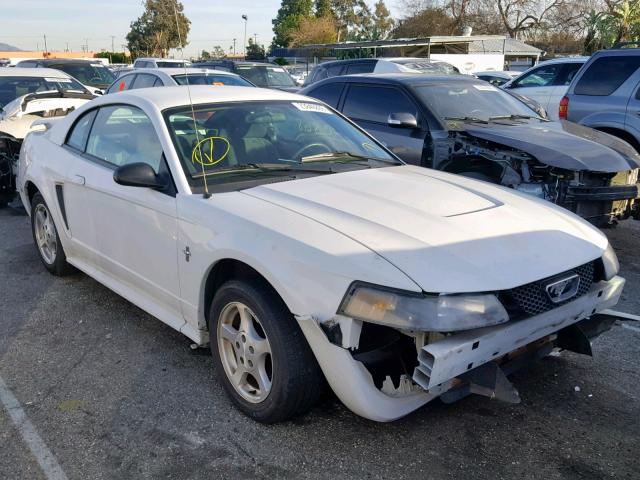 1FAFP40403F339736 - 2003 FORD MUSTANG WHITE photo 1