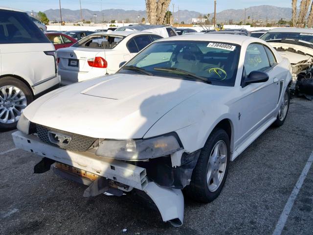 1FAFP40403F339736 - 2003 FORD MUSTANG WHITE photo 2