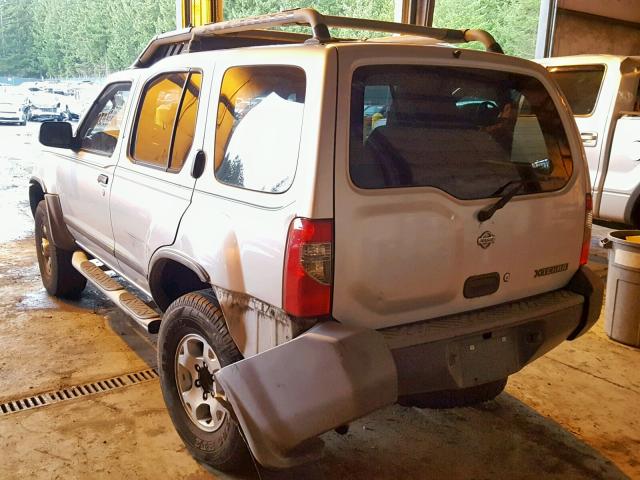 5N1ED28Y3YC549908 - 2000 NISSAN XTERRA SILVER photo 3