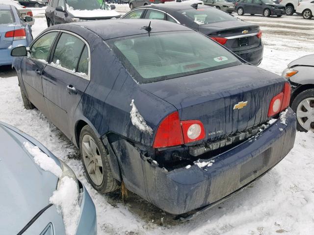 1G1ZB5E13BF369508 - 2011 CHEVROLET MALIBU LS BLUE photo 3