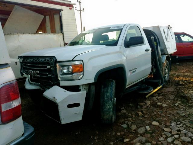 1GD01XEG7FZ505707 - 2015 GMC SIERRA C25 WHITE photo 2