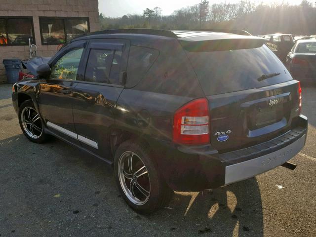 1J8FF57W17D144524 - 2007 JEEP COMPASS LI BLACK photo 3