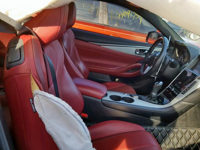 JN1FV7EL4HM700862 - 2017 INFINITI Q60 RED SP BLACK photo 5