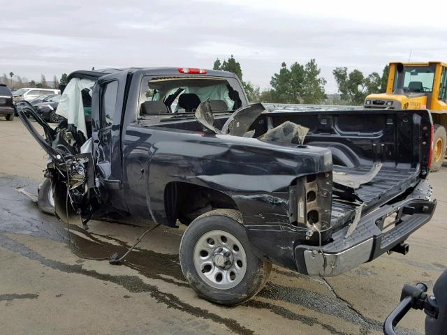 1GCRCREAXCZ214191 - 2012 CHEVROLET SILVERADO BLACK photo 3