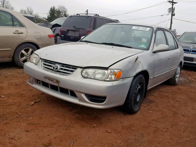 2T1BR12E92C539724 - 2002 TOYOTA COROLLA CE BEIGE photo 2