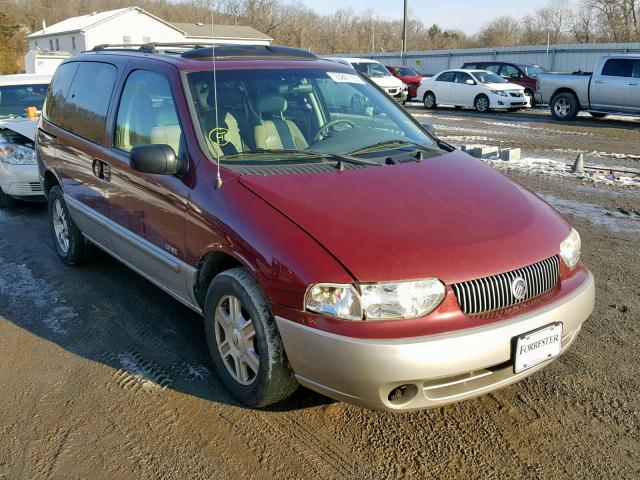 4M2ZV14T72DJ06597 - 2002 MERCURY VILLAGER E BURGUNDY photo 1