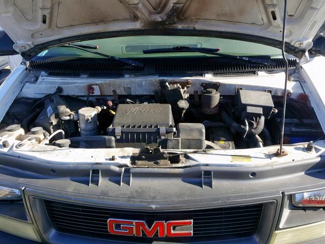 1GTDL19X54B506304 - 2004 GMC SAFARI XT WHITE photo 7