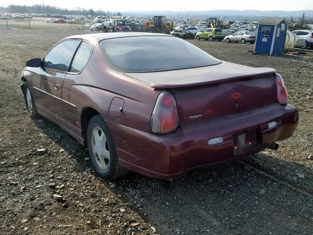 2G1WX12K3Y9328663 - 2000 CHEVROLET MONTE CARL RED photo 3