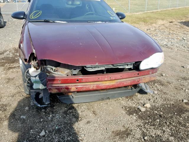 2G1WX12K3Y9328663 - 2000 CHEVROLET MONTE CARL RED photo 9