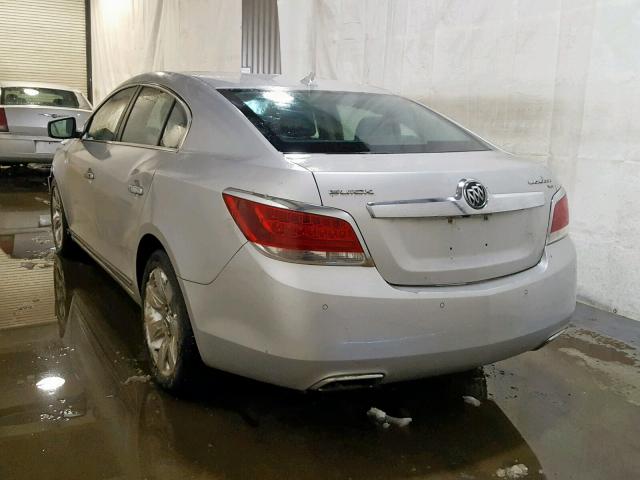 1G4GE5EV9AF247478 - 2010 BUICK LACROSSE C SILVER photo 3