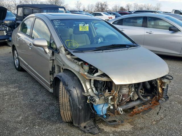 1HGFA16878L062923 - 2008 HONDA CIVIC EX GOLD photo 1