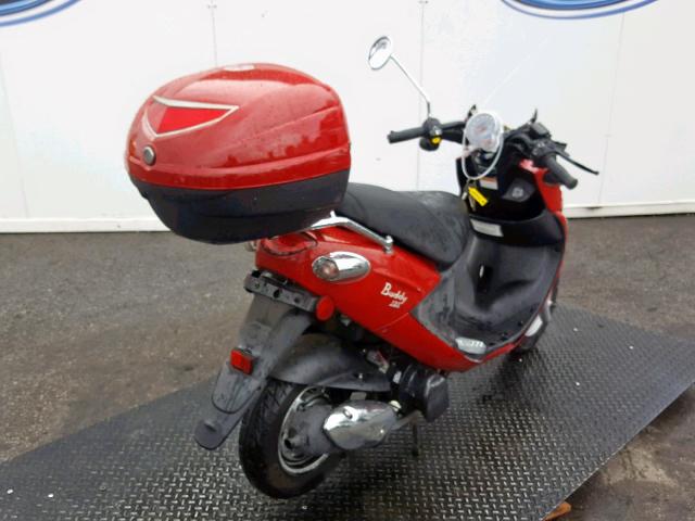 RFVPAC203D1013275 - 2013 GENUINE SCOOTER CO. BUDDY 125 RED photo 4