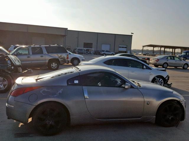 JN1AZ34E23T009967 - 2003 NISSAN 350Z COUPE SILVER photo 10