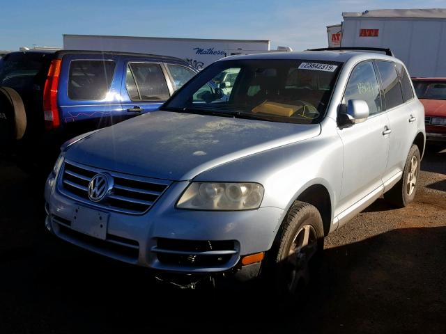 WVGBC77L34D056257 - 2004 VOLKSWAGEN TOUAREG 3. SILVER photo 2